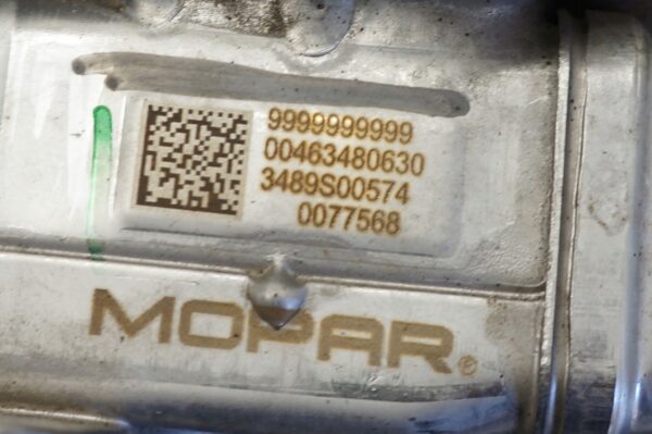 CHŁODNICA SPALIN EGR FIAT 500 PANDA 1,0 MILD 463480630