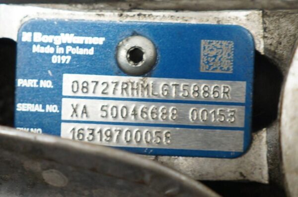 TURBOSPRĘŻARKA RENAULT CLIO DUSTER LOGAN MICRA 1.0 TCE 16319700058