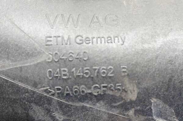 RURA INTERCOOLERA VW POLO SEAT IBIZA SKODA FABIA 1.4 TDI 04B145762B