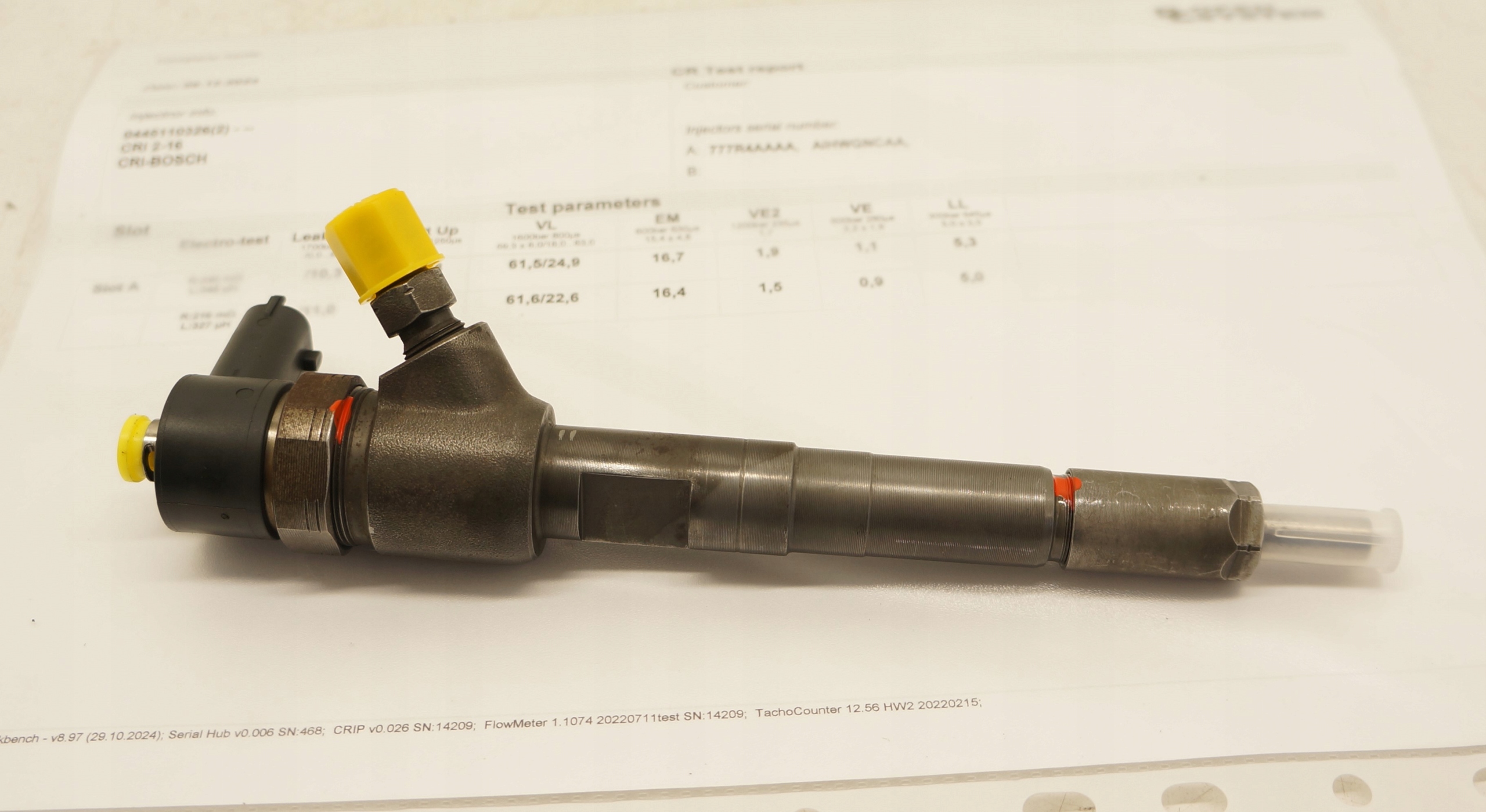 WTRYSKIWACZ WTRYSK FIAT DOBLO FIORINO CORSA 1,3 JTD CDTI 0445110326 WYDRUK