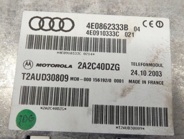 STEROWNIK MODUŁ TELEFONU Audi A8 S8 D3 4E 4E0862333B 4E0910333C