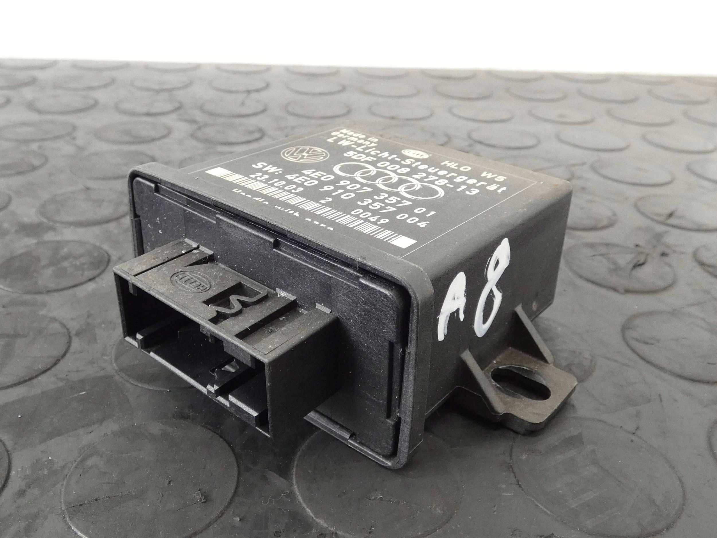 18090604586-6968edaee7bbf STEROWNIK MODUŁ ŚWIATEŁ Audi A8 S8 D3 4E 4E0907357