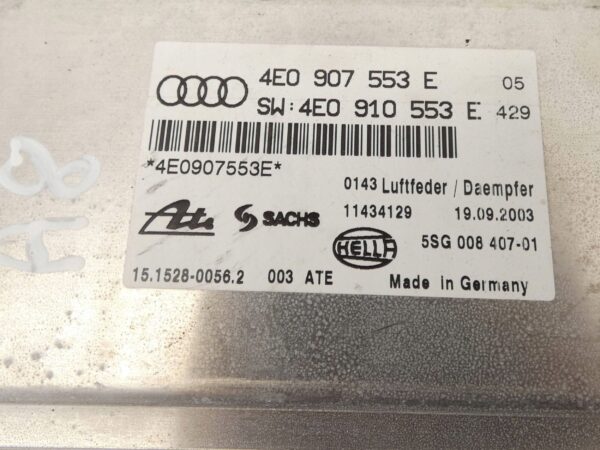 Moduł zawieszenia Audi A8 S8 D3 4E 4E0907553E 4E0910553E