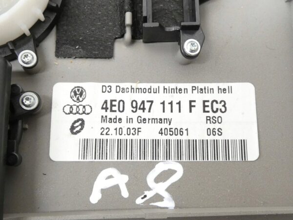 Panel oświetlenia Audi A8 S8 D3 4E 4E0947111E