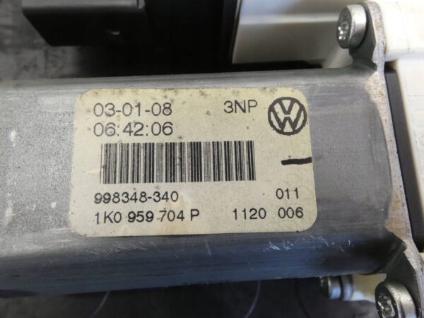 18101049764-6968eac4a7d65 SILNICZEK SZYBY PRAWY TYŁ VW TIGUAN GOLF V JETTA PASSAT 1K0959704P