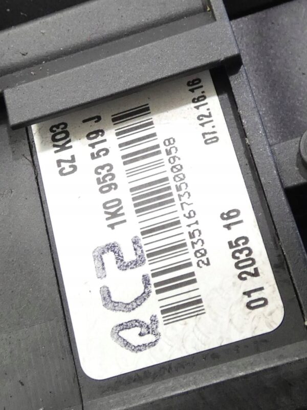 18108553219-6968ea8fe86b4 MANETKA PRZEŁĄCZNIK KIERUNKOWSKAZÓW VW GOLF V JETTA OCTAVIA 1K0953503EP