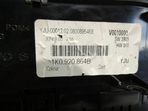 18108738250-6968ea63850b0 LICZNIK ZEGARY Volkswagen Golf V 1K0920864B