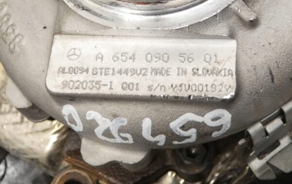 TURBOSPRĘŻARKA TURBO MERCEDES GLA GLC GLE C E GLK GLB 2.0 CDI A6540905601