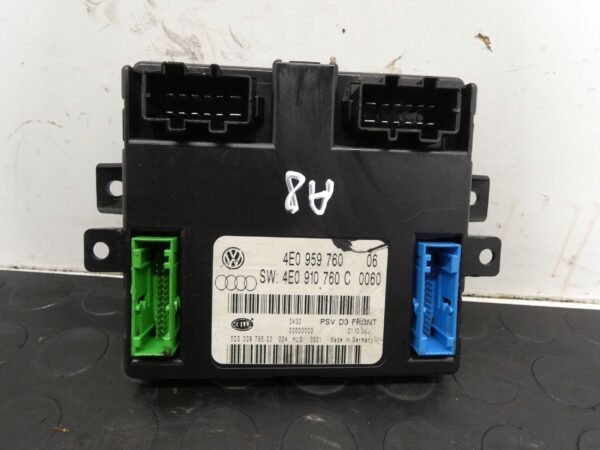 Moduł fotela Audi A8 S8 D3 4E 4E0959760 4E0910760C