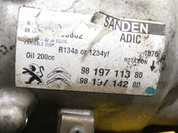 18132743166-6968e66a4d2dd Sprężarka klimatyzacji CITROEN JUMPER PEUGEOT EXPERT 2.0HDI 9819711380