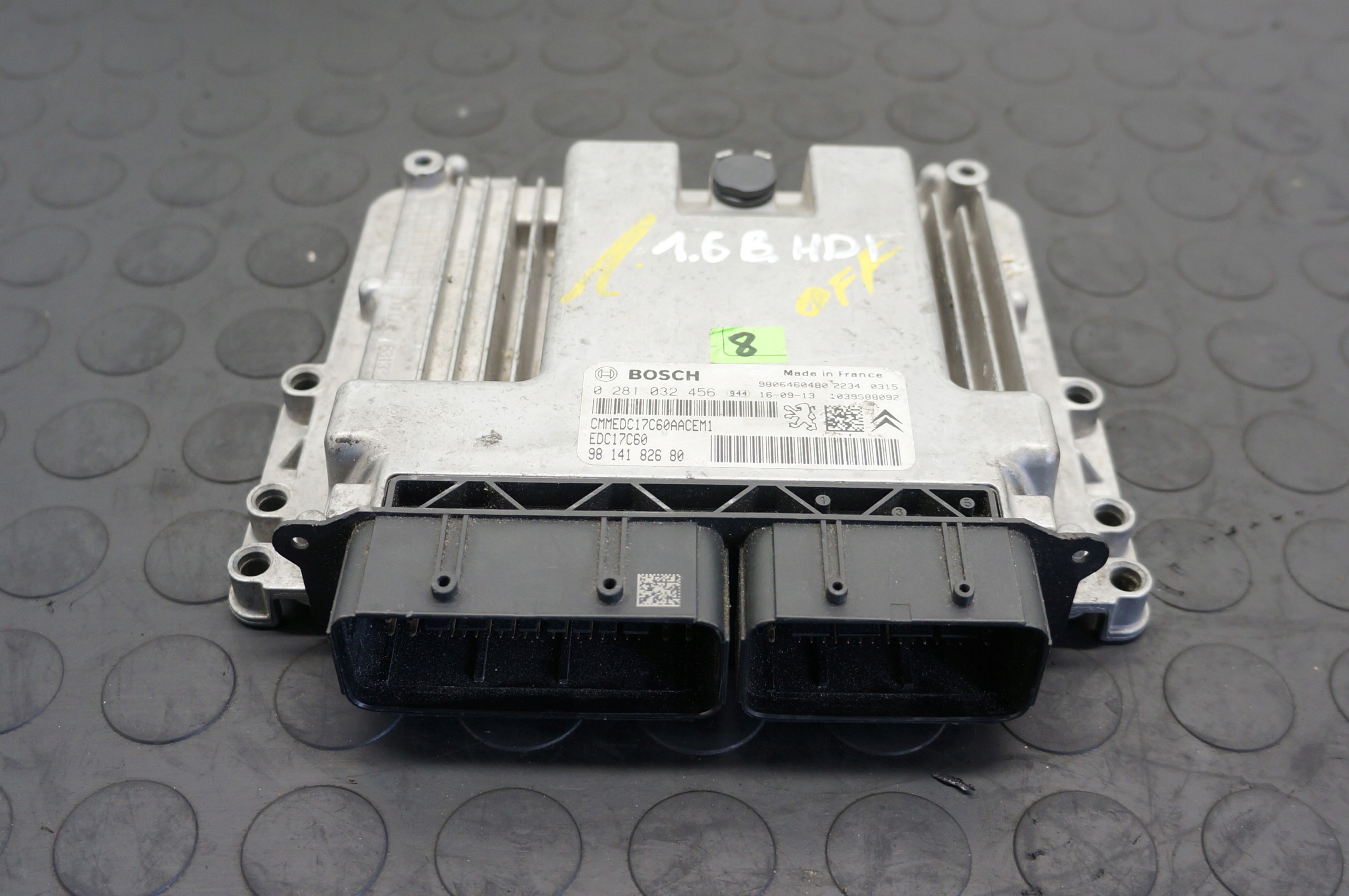 18135226581-6968e4202435f STEROWNIK KOMPUTER CITROEN C3 DS3 1,6 EHDI 9806460480 0281032456 PLUG&PLAY