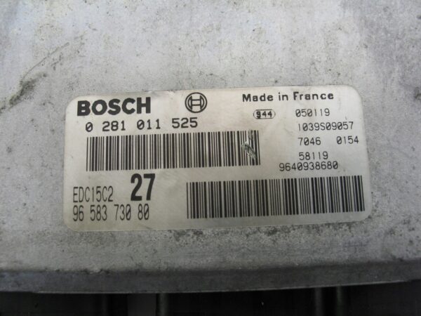 KOMPUTER SILNIKA PEUGEOT 206 307 2.0HDI 0281011525