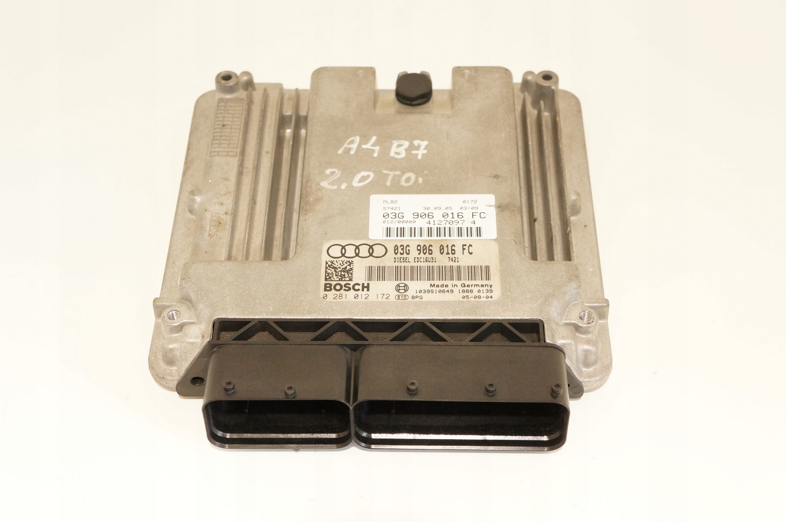 KOMPUTER SILNIKA ECU AUDI A4 B7 2.0TDI 03G906016FC