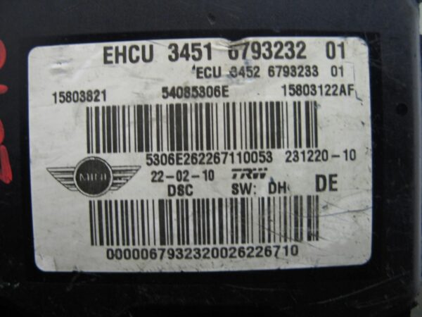 POMPA ABS MINI COOPER R56 3451679323201 15803122AF