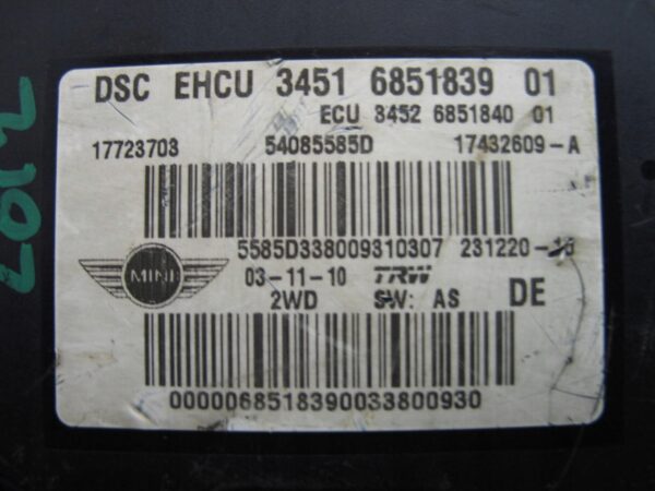 POMPA ABS MINI COOPER R56 3451685183901 54085585D