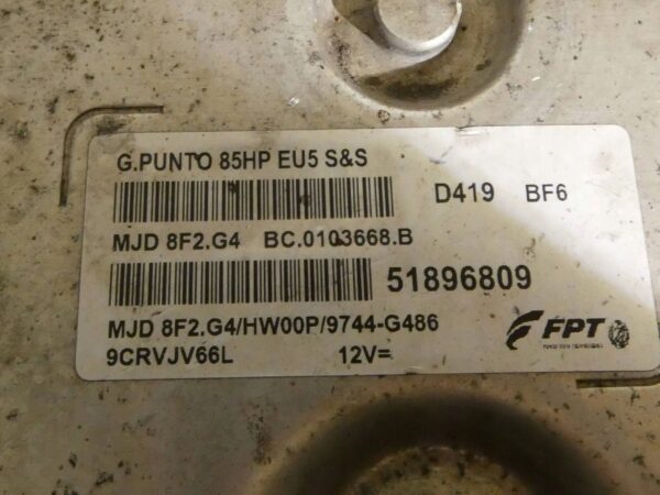 18154520118-6968e0bddb7b6 Sterownik silnika KOMPUTER Fiat Punto Evo 1.3 M-JET 51896809