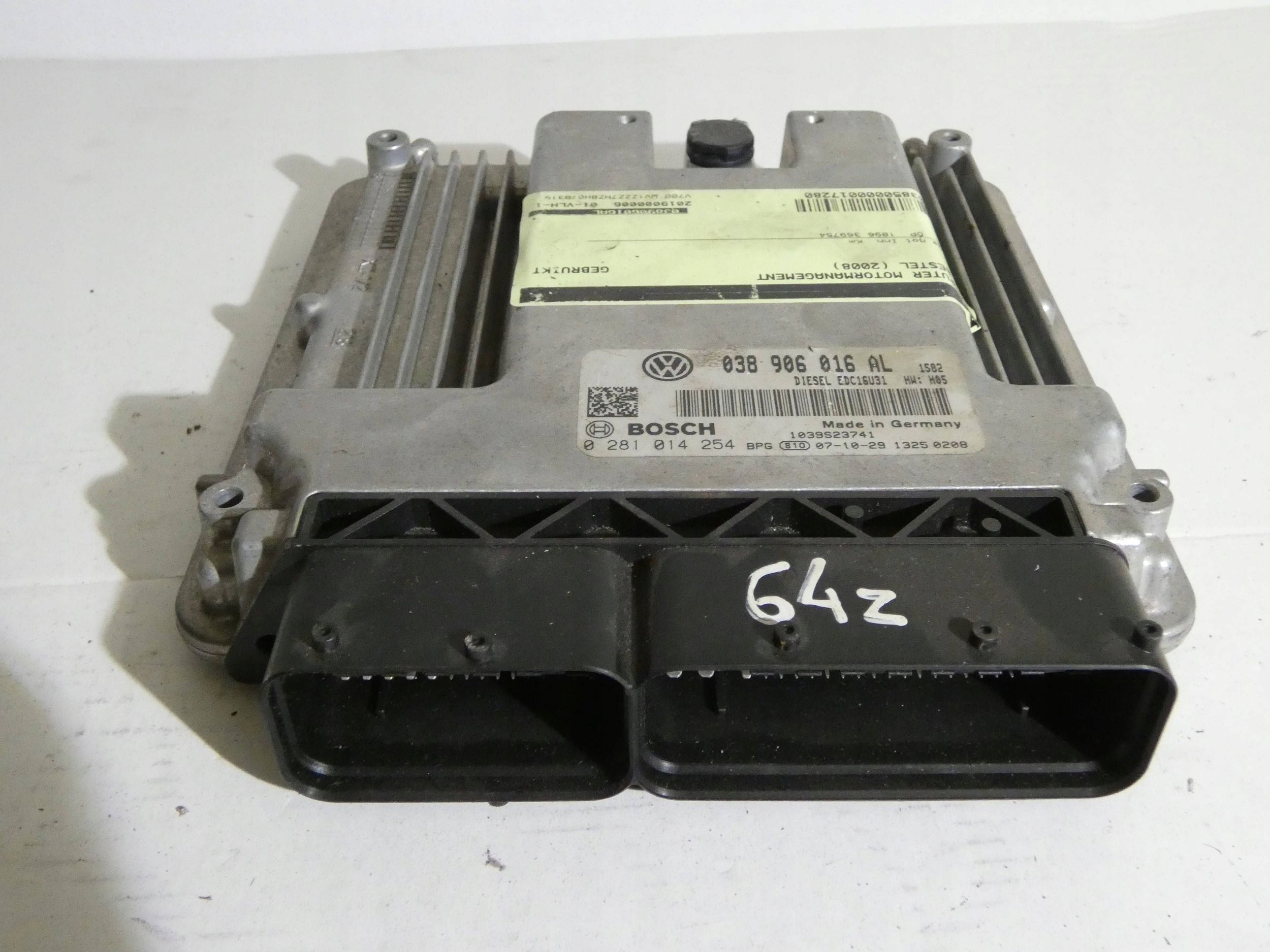 18154551718-6968e094bf6b0 Sterownik silnika Volkswagen Transporter - Caravelle T5 1.9 TDI 038906016AL