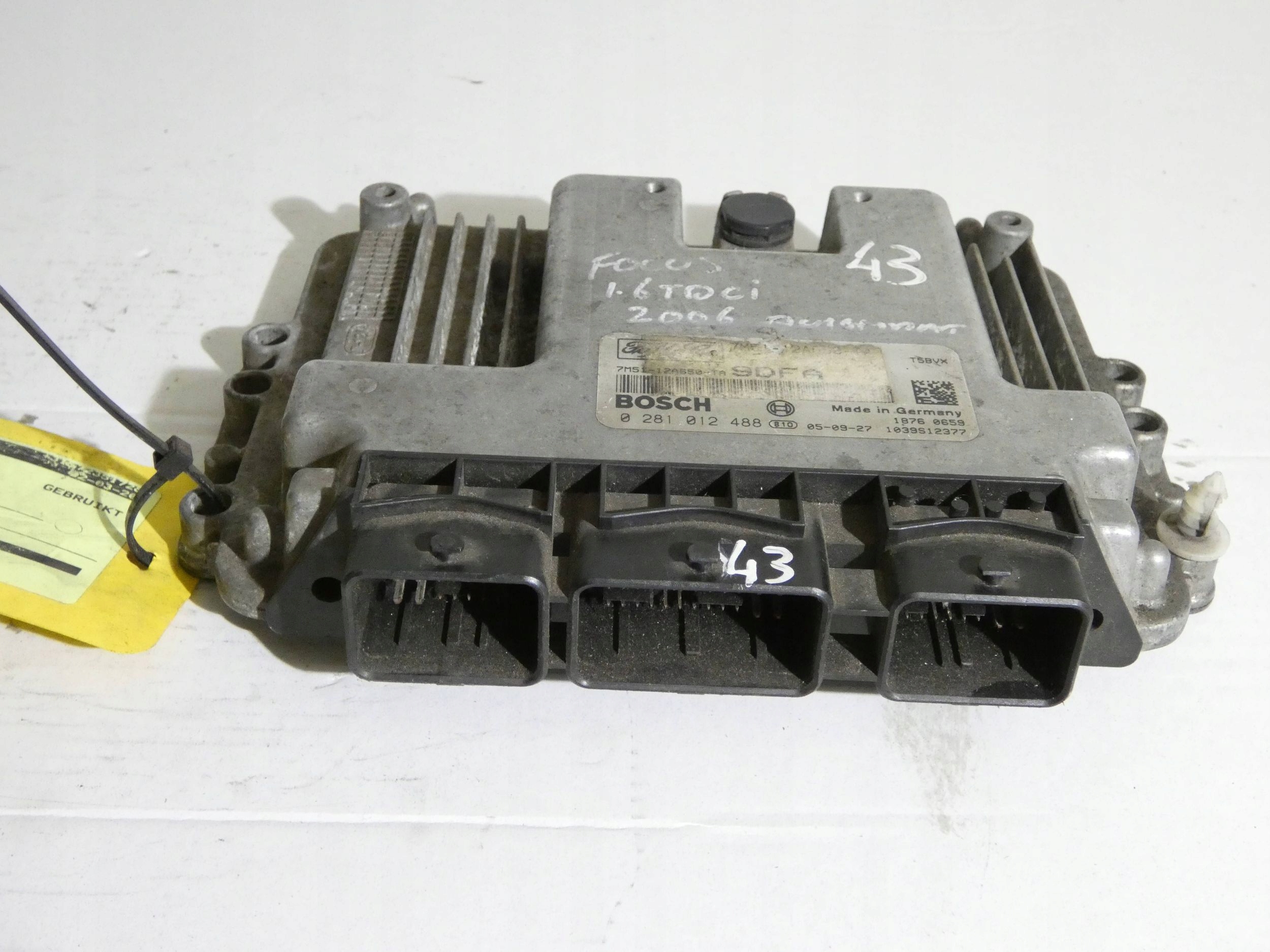 KOMPUTER Sterownik silnika Ford Focus 1.6 TDCI 7M5112A650TA