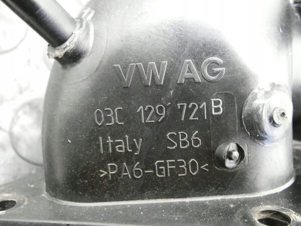Rura dolotowa VW TIGUAN GOLF TOURAN SHARAN SEAT ALHAMBRA 1.4 TSI 03C129721B