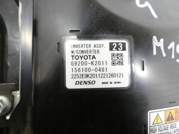 Inwerter/przetwornica napięcia Toyota Yaris 1.5 M15A G9200K2011 1561000481