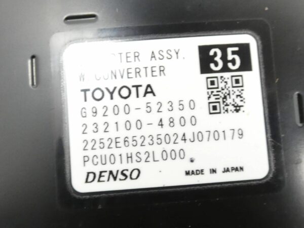 18186252977-6968d58a348b4 Inwerter/przetwornica napięcia Toyota Yaris 1.5 M15A G920052350 2321004800