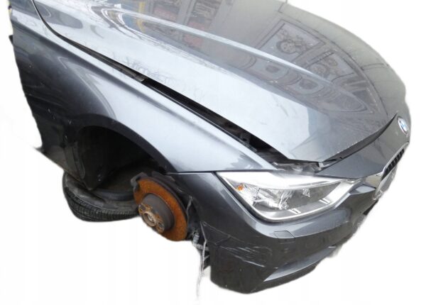 Przód kompletny BMW 3 F30 F31 MPAKIET MASKA, ZDERZAK, BŁOTNIKI LAMPY B39