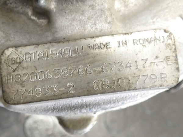 TURBOSPRĘŻARKA NISSAN X-TRAIL RENAULT KOLEOS 2.0DCI H8200638766