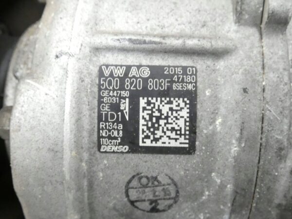 18225705302-6968ce77b7610 KOMPRESOR Sprężarka klimatyzacji VW GOLF AUDI A3 LEON OCTAVIA 5Q0820803F