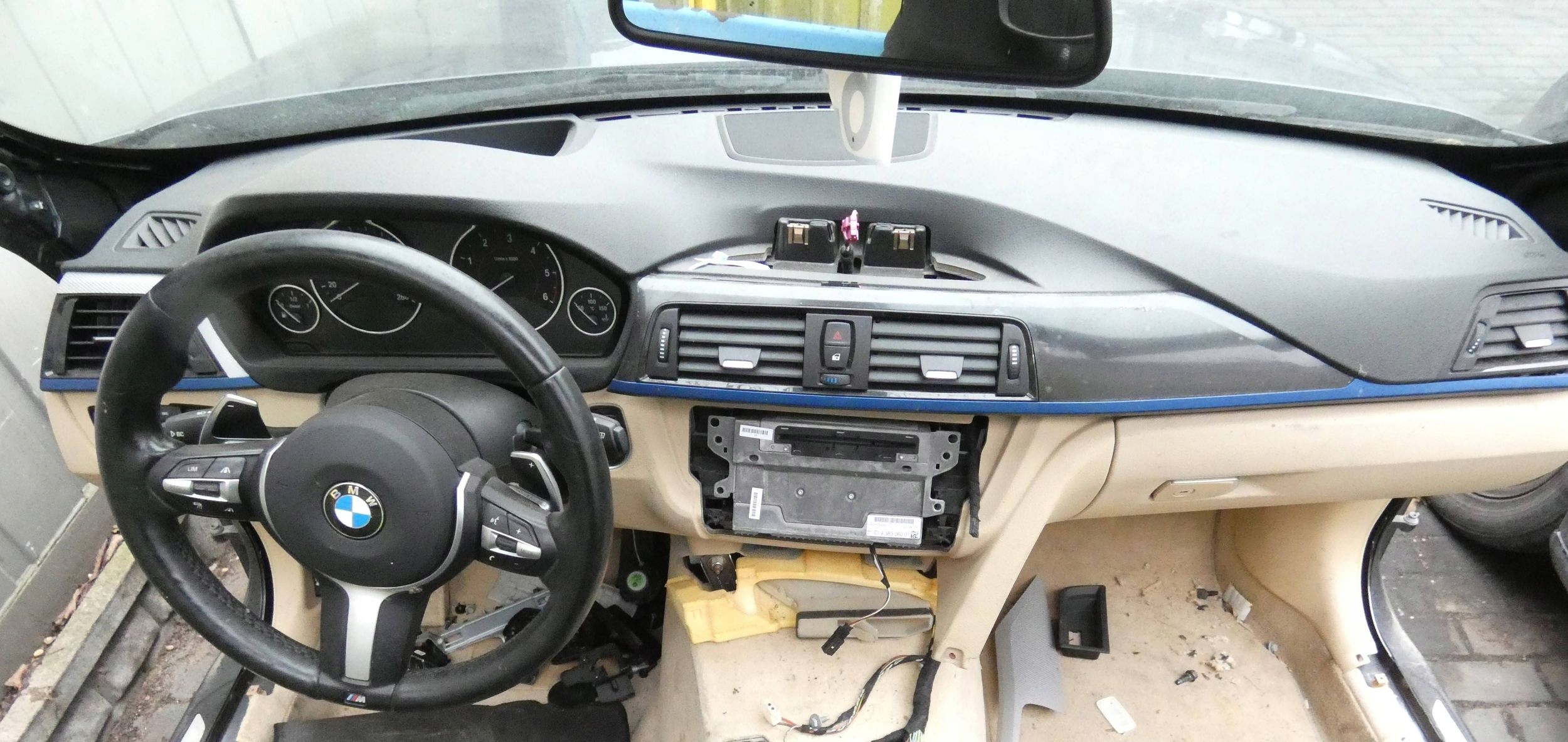 Deska rozdzielcza AIRBAG BMW 3 F30 F35 F31 51458063191 33809279105