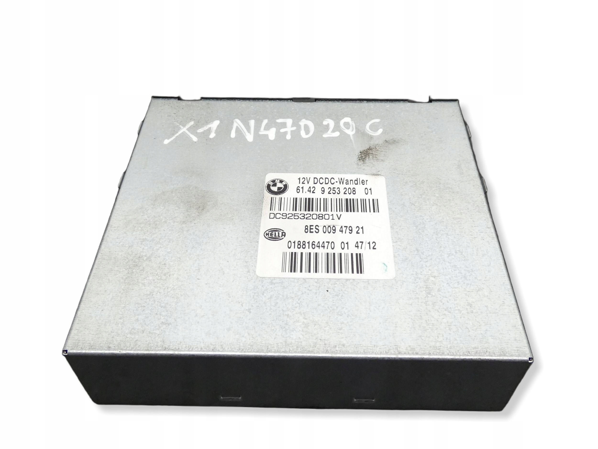 18278290292-697a0a9d63715 MODUŁ STEROWNIK NAPIĘCIA BMW 3 E90 E91 X1 E84 X3 E83 2.0D N47D20C 9253208