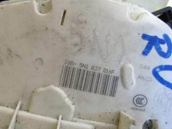 ZAMEK DRZWI PRAWY PRZÓD IBIZA IV 6PIN 5N1837016F