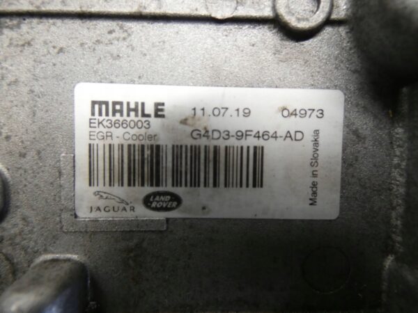 18316539740-698b4a694f023 Chłodnica SPALIN EGR JAGUAR F-PACE LAND ROVER VELAR 2.0D G4D39F464AD