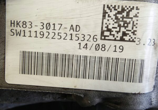 DYFER Dyferencjał przedni Jaguar F-Pace 2.0D HK833017AD 3.23