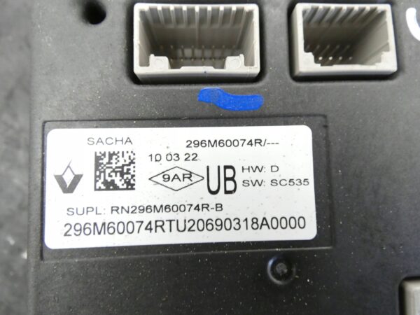 18321682613-698dd11b53798 MODUŁ STERUJĄCY SMART FORFOUR FORTWO RENAULT TWINGO III ELEKTRYK 296M60074R