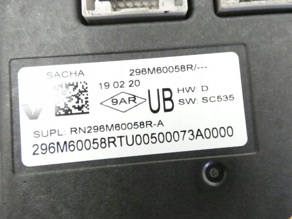 18321794780-698ddf4157444 Sterownik MODUŁ SMART FORFOUR FORTWO RENAULT TWINGO III ELEKTRYK 296M60058R