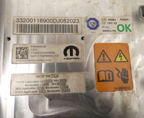 ŁADOWARKA FALOWNIK KONWERTER STEROWNIK Fiat 500E P46356039