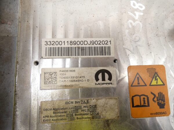 ŁADOWARKA FALOWNIK KONWERTER STEROWNIK Fiat 500E P46351606