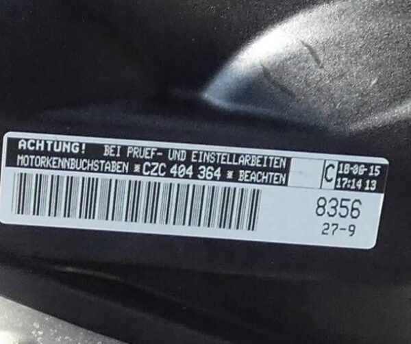 SILNIK ENGINE VW GOLF PASSAT TIGUAN SKODA FABIA RAPID 1.4 TSI CZC