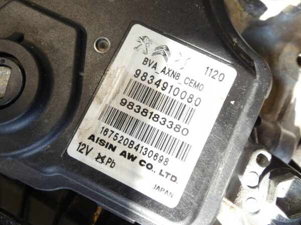 SKRZYNIA BIEGÓW CITROEN C4 PEUGEOT 2008 OPEL ASTRA 1.2THP 20GTBA