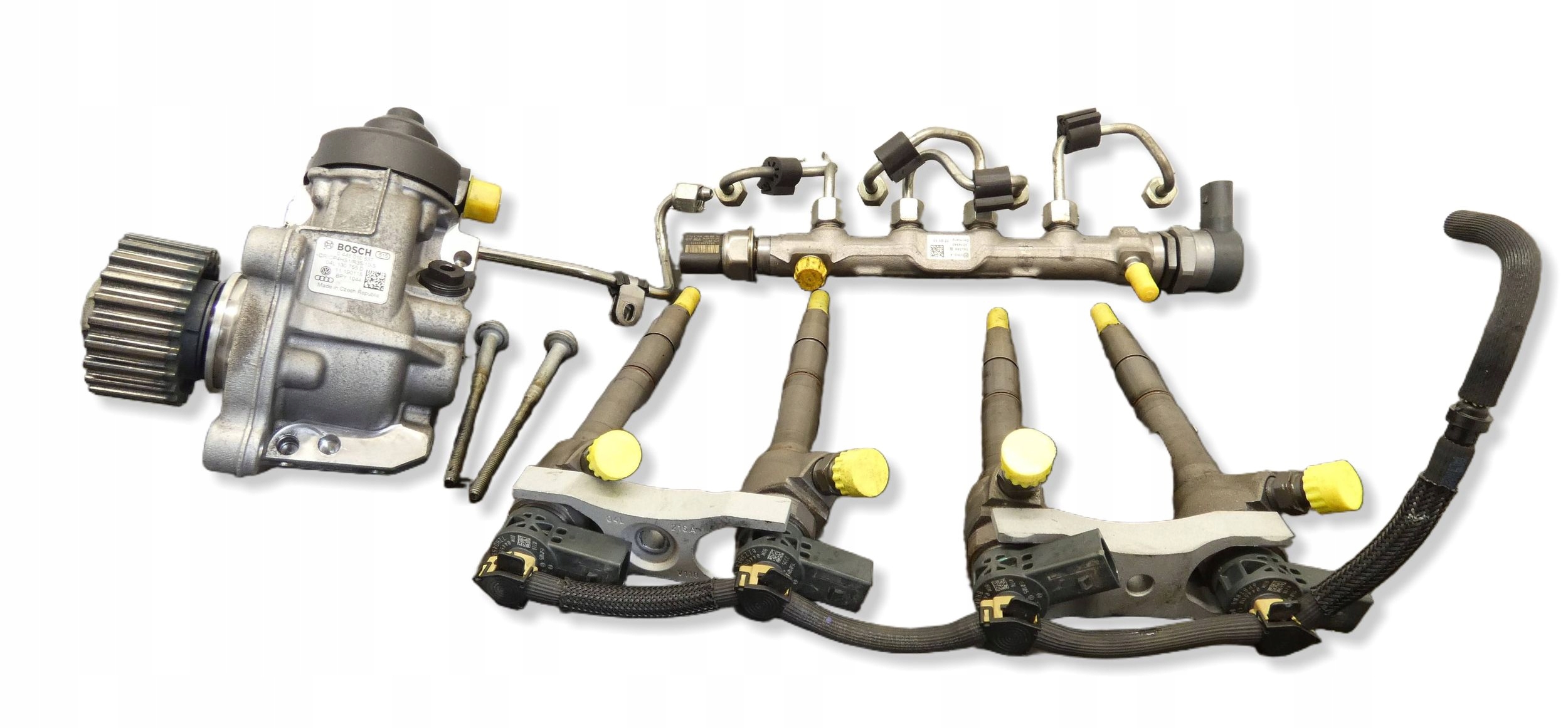 18376601298-69a6f9a331239 ZESTAW UKŁADU WTRYSKOWEGO VW GOLF AUDI A3 LEON OCTAVIA 1,6 TDI 04L130755D