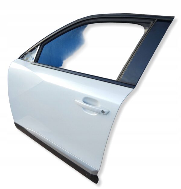 DRZWI PRZEDNIE LEWE PEUGEOT 2008 II BIAŁA PERŁA W KOLOR