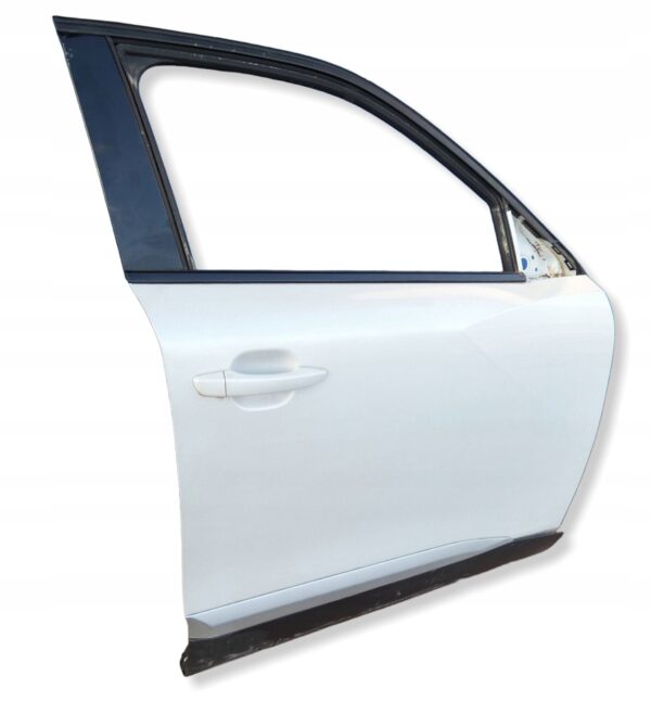 DRZWI PRZEDNIE PRAWE PEUGEOT 2008 II BIAŁA PERŁA W KOLOR