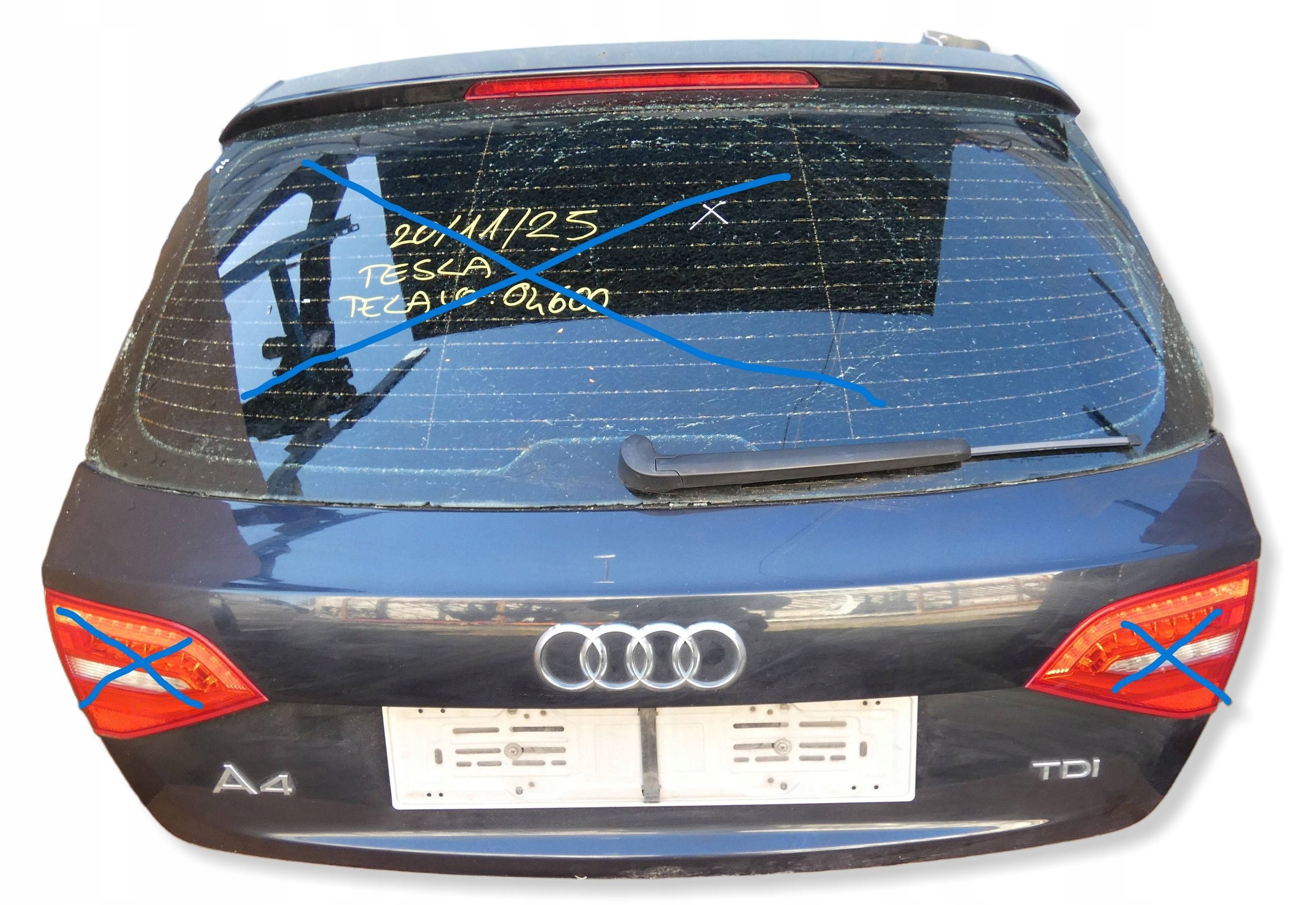 KLAPA BAGAŻNIKA AUDI A4 B8 KOMBI AVANT KOD LAKIERU LX5R