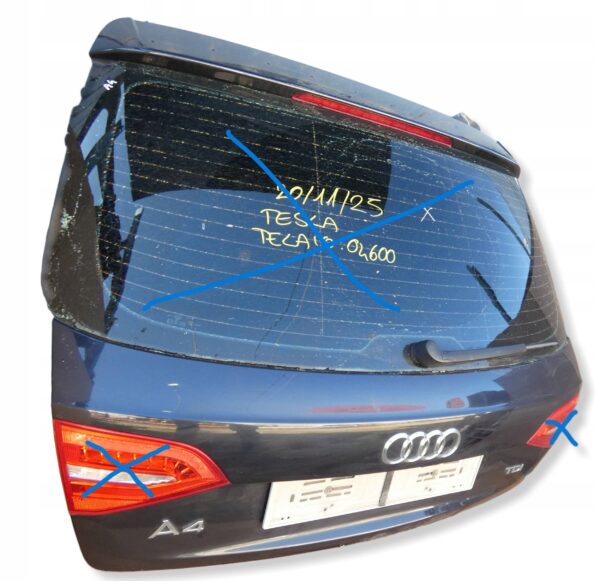 KLAPA BAGAŻNIKA AUDI A4 B8 KOMBI AVANT KOD LAKIERU LX5R