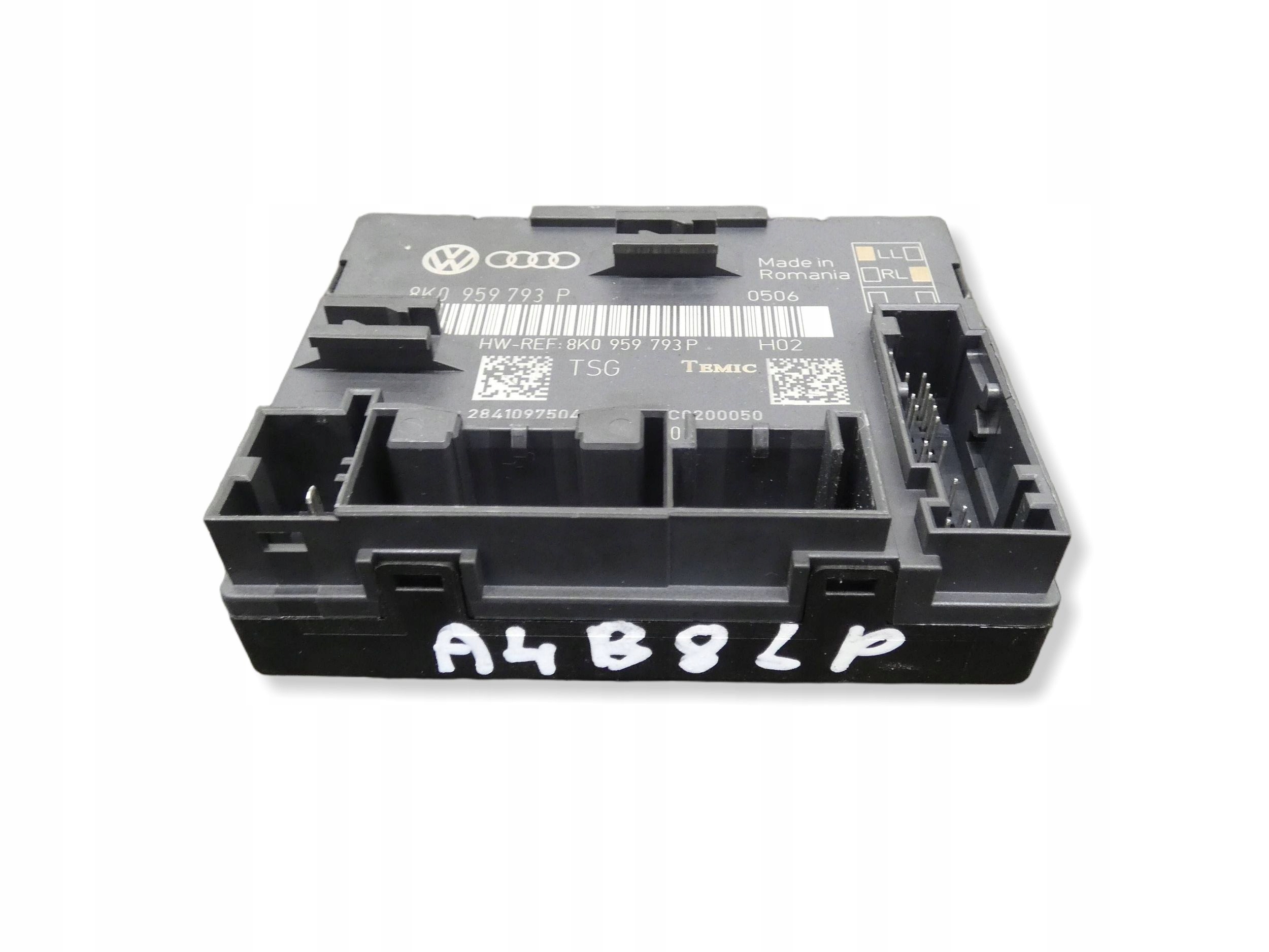 18386906180-69aab4950df60 MODUŁ STEROWNIK DRZWI LEWY PRZÓD AUDI A4 B8 A5 Q5 8K 8K0959793P