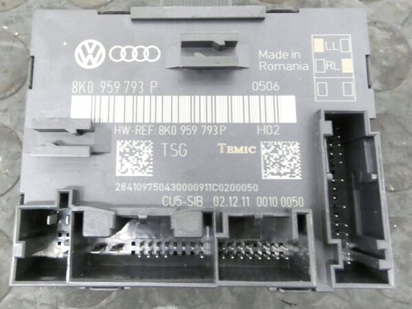 MODUŁ STEROWNIK DRZWI LEWY PRZÓD AUDI A4 B8 A5 Q5 8K 8K0959793P