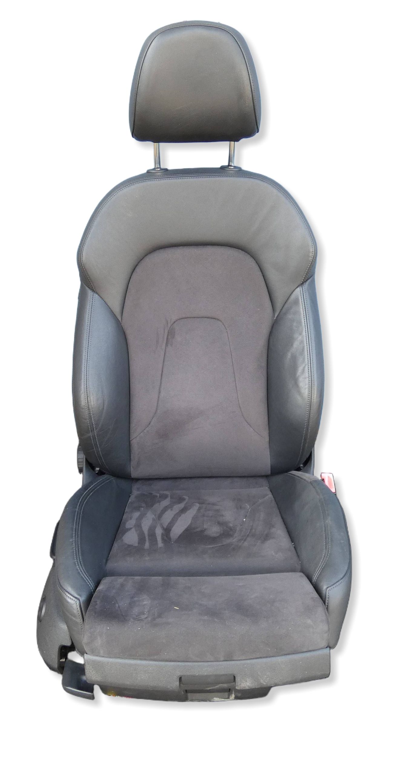 Fotel pasażera Przód strona PRAWA Audi A4 S4 B8 8K ALCANTARA PÓŁSKÓRA