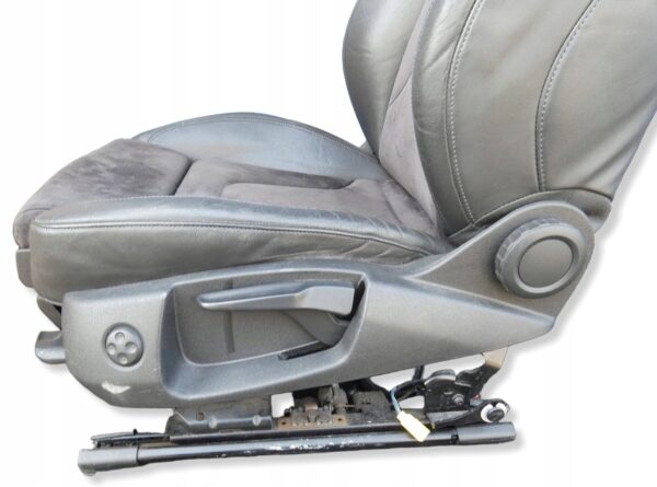 Fotel kierowcy Przód strona lewa Audi A4 S4 B8 8K ALCANTARA PÓŁSKÓRA