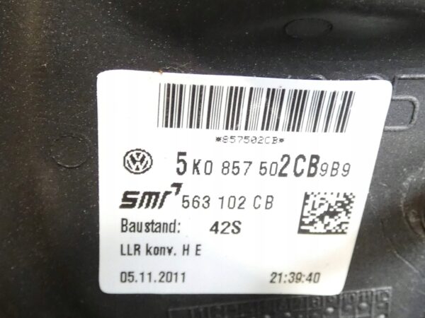 LUSTERKO PRAWE Volkswagen Golf VI 5K0857502CB 6 PIN