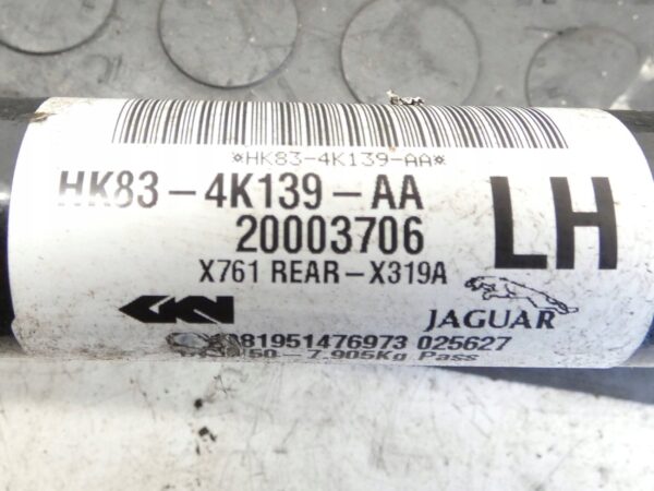 Półoś tylna Tył strona lewa Jaguar F-Pace VELAR 2.0D HK834K139AA